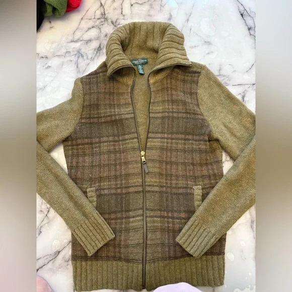 Ralph Lauren zip up sweater - Picture 1 of 4